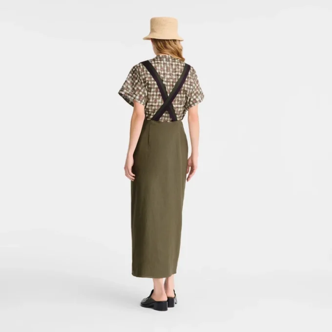 Artichoke – Canvas Midi skirt