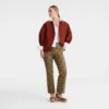 Chestnut – Technical taffeta Kimono jacket