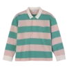Ballerina/Mint – Striped jersey Polo shirt Ballerina/Mint – Striped jersey Polo shirt