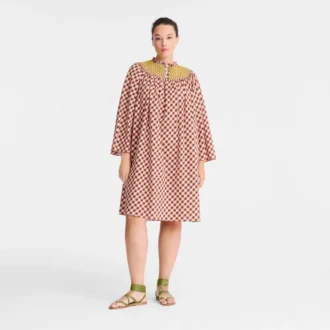 Bark – Vichy jacquard Dress