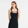Black – Crepe Long dress