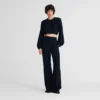 Black – Crepe Trousers