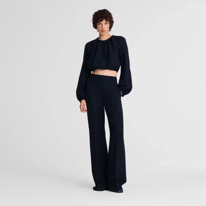 Black – Crepe Trousers