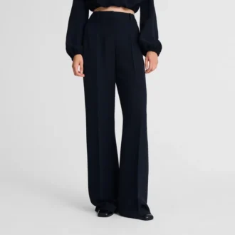 Black – Crepe Trousers