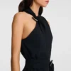 Black – Fluid crepe Dress