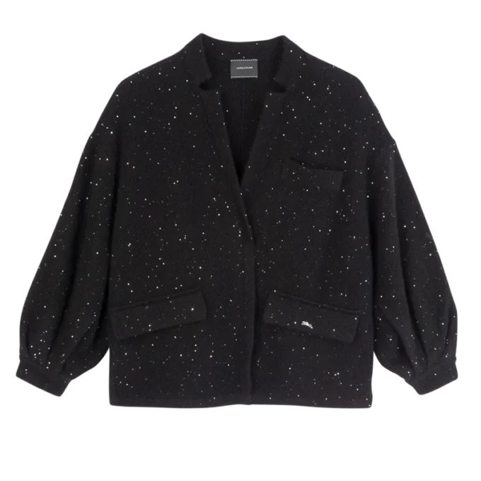 Black – Knit Kimono jacket