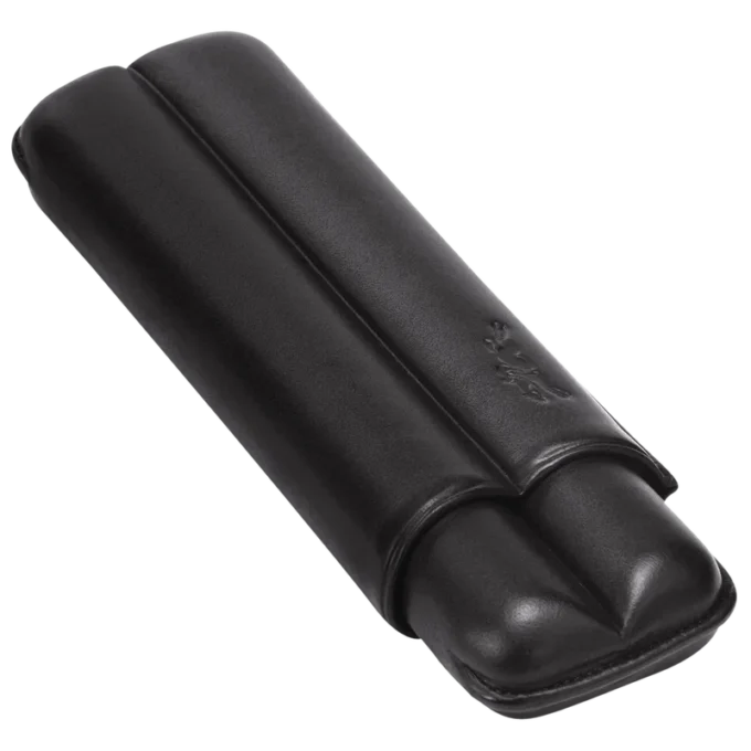 Black – Leather Cigars case