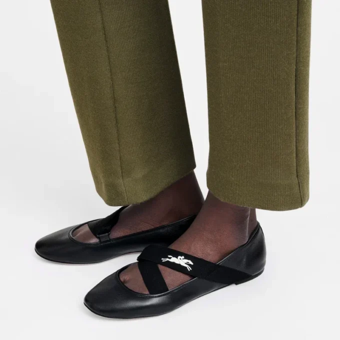 Black – Leather Energy Ballerinas