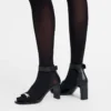 Black – Leather La Baronne Pumps