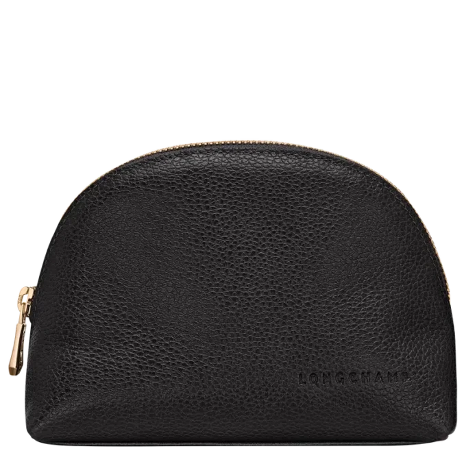 Black – Leather Le Foulonné Pouch Black – Leather Le Foulonné Pouch