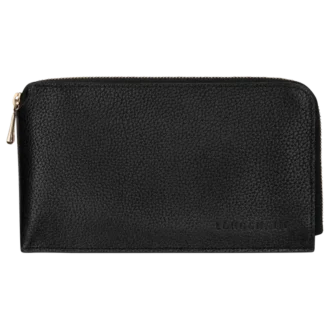 Black – Leather Le Foulonné Pouch Black – Leather Le Foulonné Pouch