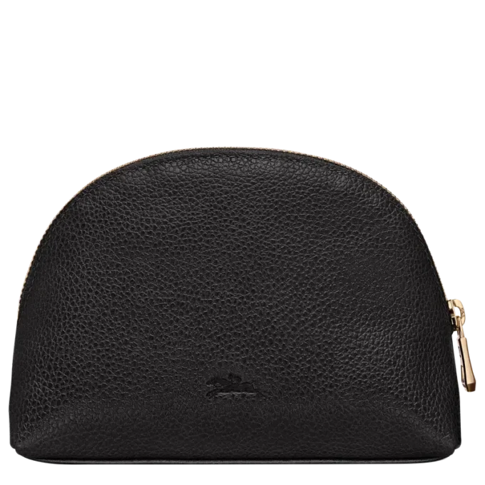 Black – Leather Le Foulonné Pouch Black – Leather Le Foulonné Pouch