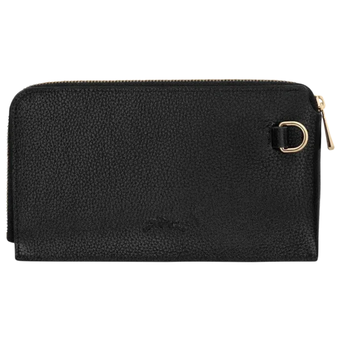 Black – Leather Le Foulonné Pouch Black – Leather Le Foulonné Pouch