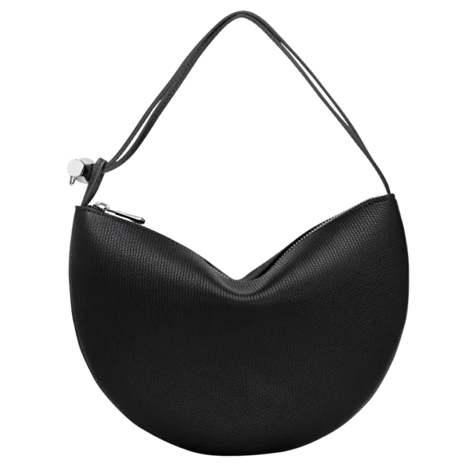 Black – Leather Le Roseau Clutch