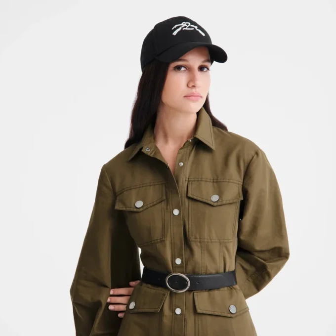 Black – Organic cotton Solid cap Black – Organic cotton Solid cap
