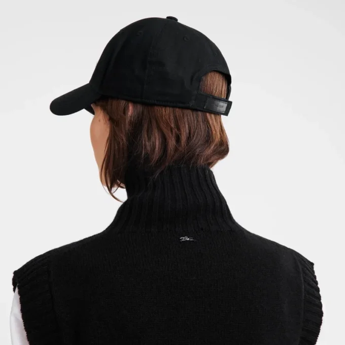 Black – Organic cotton Solid cap Black – Organic cotton Solid cap