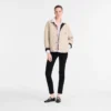 Black/Paper – Technical taffeta Padded blouson