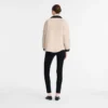 Black/Paper – Technical taffeta Padded blouson