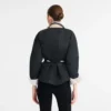 Black/Paper – Technical taffeta Padded blouson