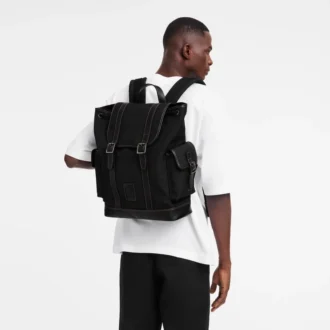 Black – Recycled canvas Boxford Backpack Black – Recycled canvas Boxford Backpack