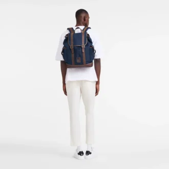 Blue – Recycled canvas Boxford Backpack Blue – Recycled canvas Boxford Backpack