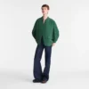 British Green – Technical taffeta Kimono jacket British Green – Technical taffeta Kimono jacket