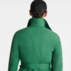 British Green – Water-repellent technical canvas Trench coat
