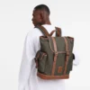 Brown – Recycled canvas Boxford Backpack