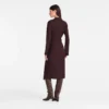 Burgundy – Crepe Dress Burgundy – Crepe Dress
