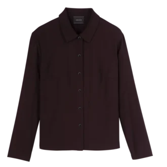 Burgundy – Crepe Shirt