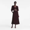 Burgundy – Crepe Top