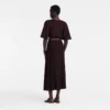 Burgundy – Crepe Top