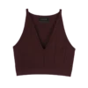 Burgundy – Knit Top