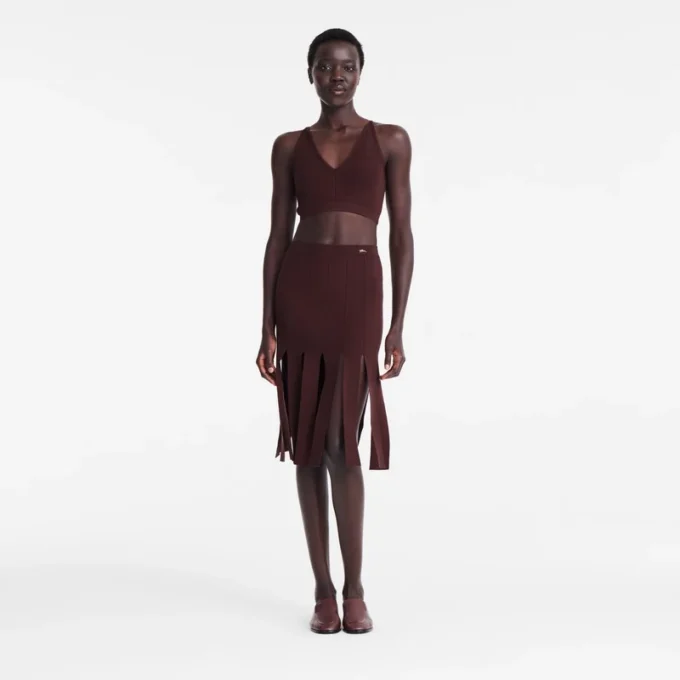Burgundy – Knit Top
