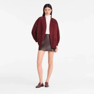 Burgundy – Leather Jacket