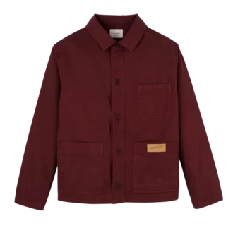 Burgundy – Overdyed cotton Jacket