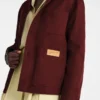 Burgundy – Overdyed cotton Jacket