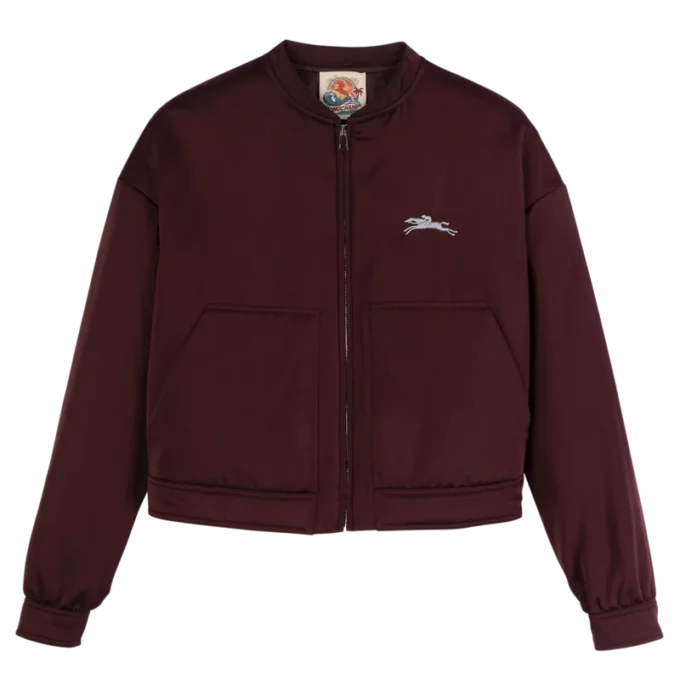 Burgundy – Satin Jacket Burgundy – Satin Jacket