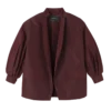 Burgundy – Technical taffeta Kimono jacket Burgundy – Technical taffeta Kimono jacket