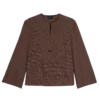 Cashew – Jacquard cotton Blouse