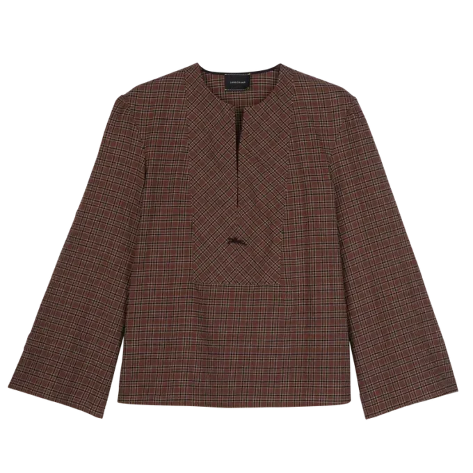 Cashew – Jacquard cotton Blouse