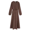 Cashew – Jacquard cotton Dress
