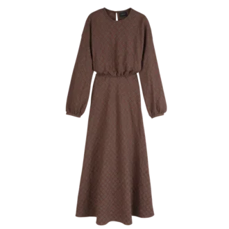 Cashew – Jacquard cotton Dress