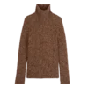Chocolate – Knit High neck sweater