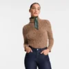 Chocolate – Knit High neck sweater