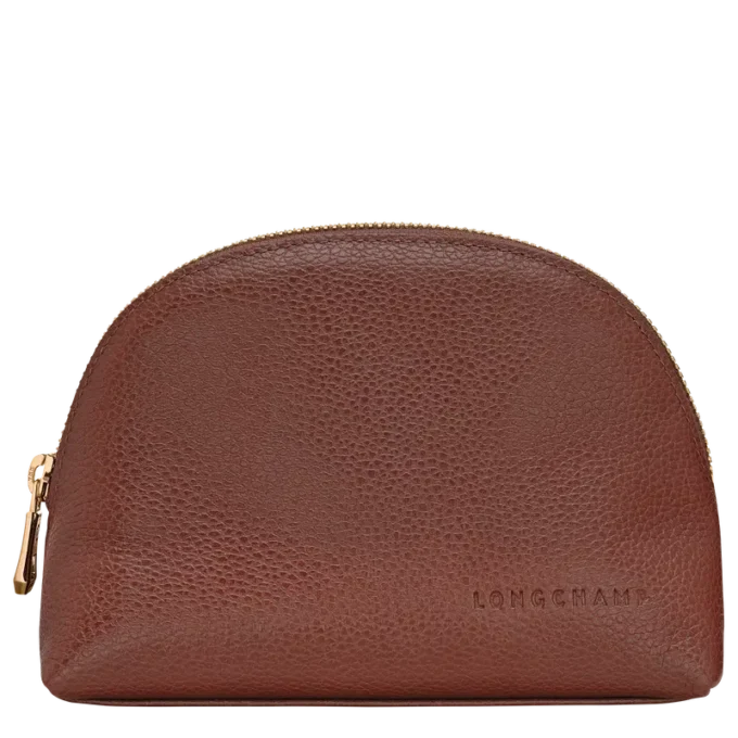Coffee – Leather Le Foulonné Pouch Coffee – Leather Le Foulonné Pouch
