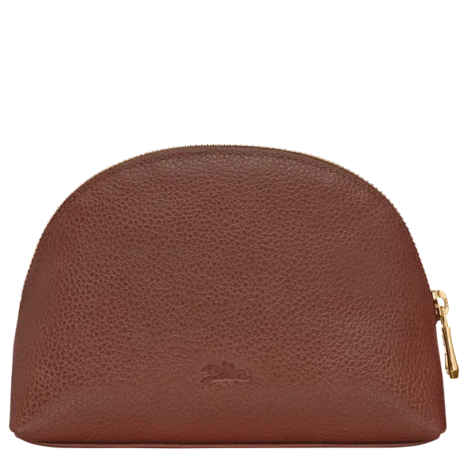 Coffee – Leather Le Foulonné Pouch Coffee – Leather Le Foulonné Pouch