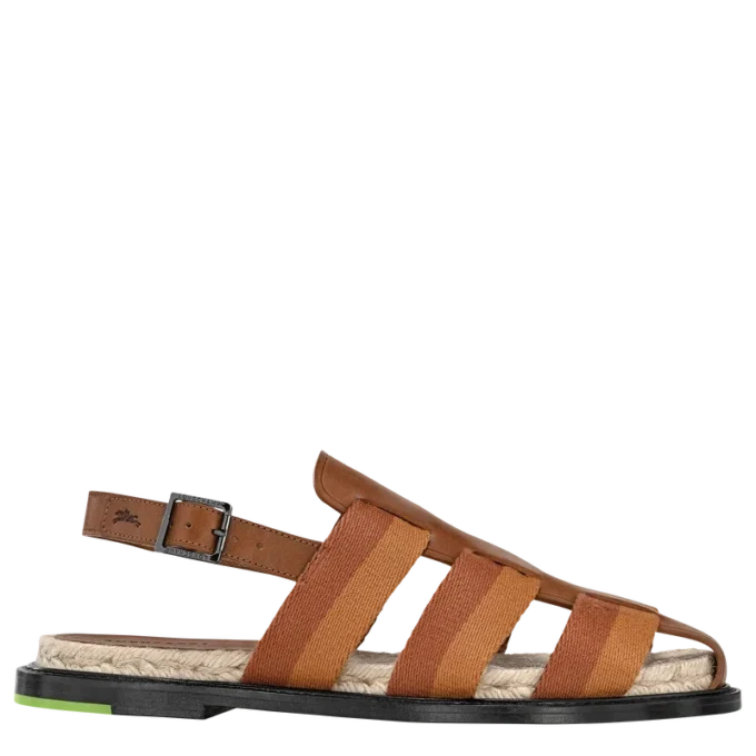Cognac – Leather Shadow Sandals Cognac – Leather Shadow Sandals
