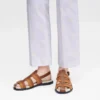 Cognac – Leather Shadow Sandals Cognac – Leather Shadow Sandals