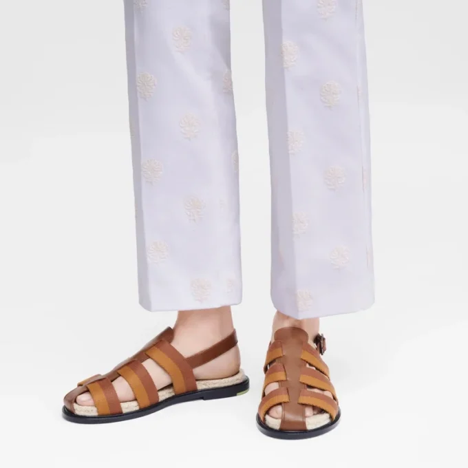 Cognac – Leather Shadow Sandals Cognac – Leather Shadow Sandals